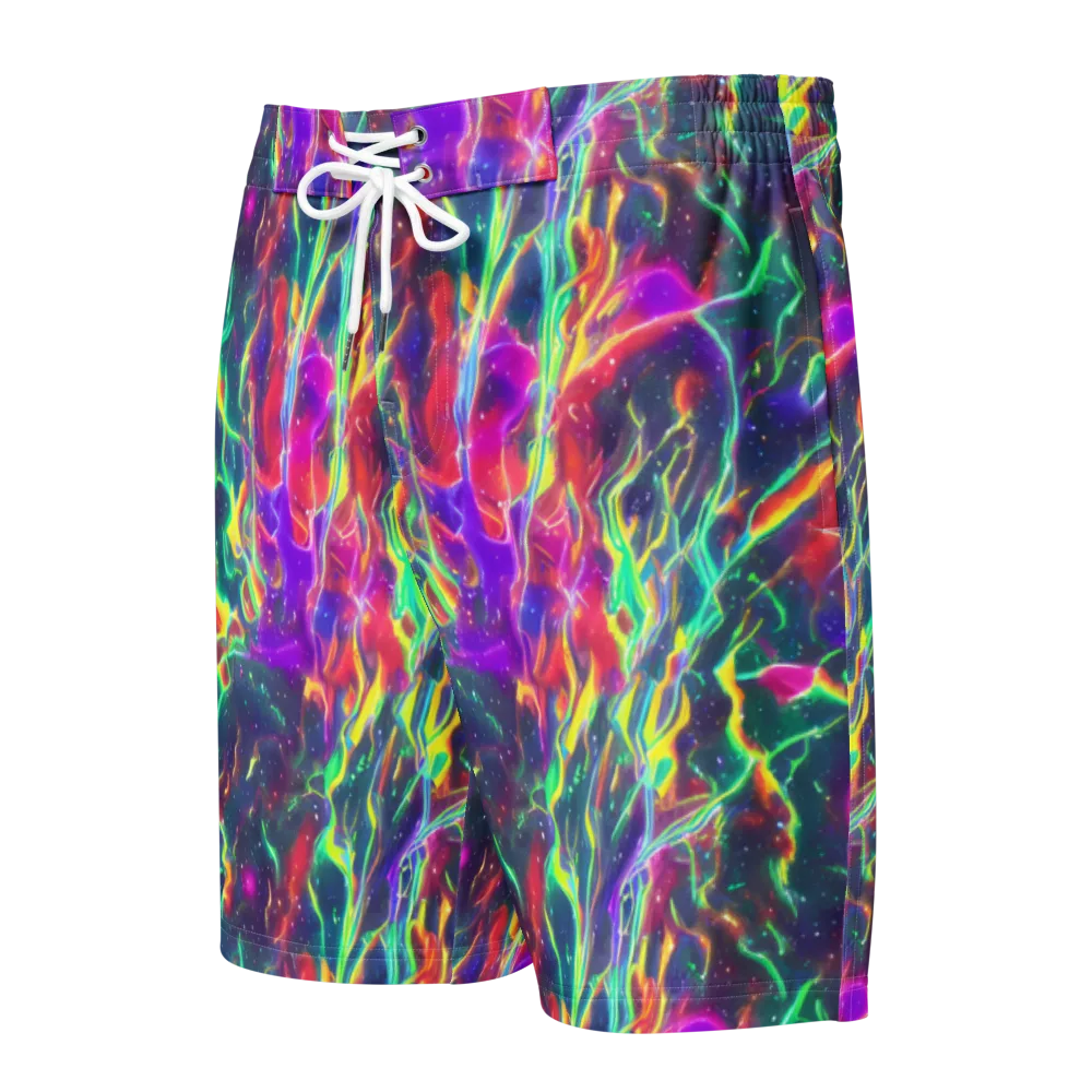 Twin Pines on Men's Board Shorts — Front