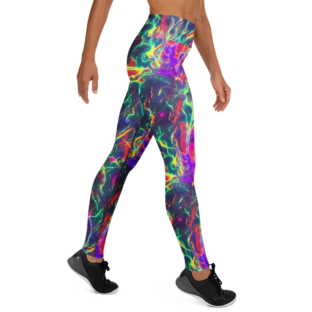 Twin Pines on Yoga Leggings — Right
