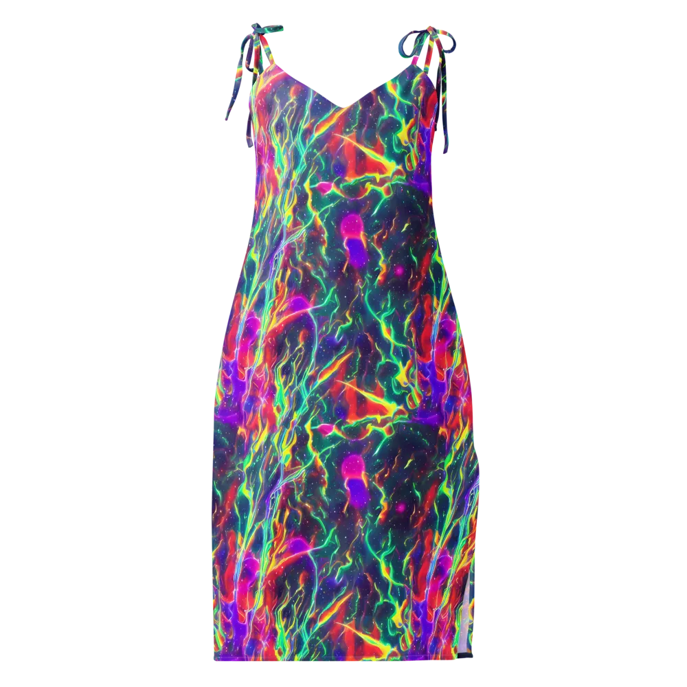 Twin Pines on Slip Dress — Front