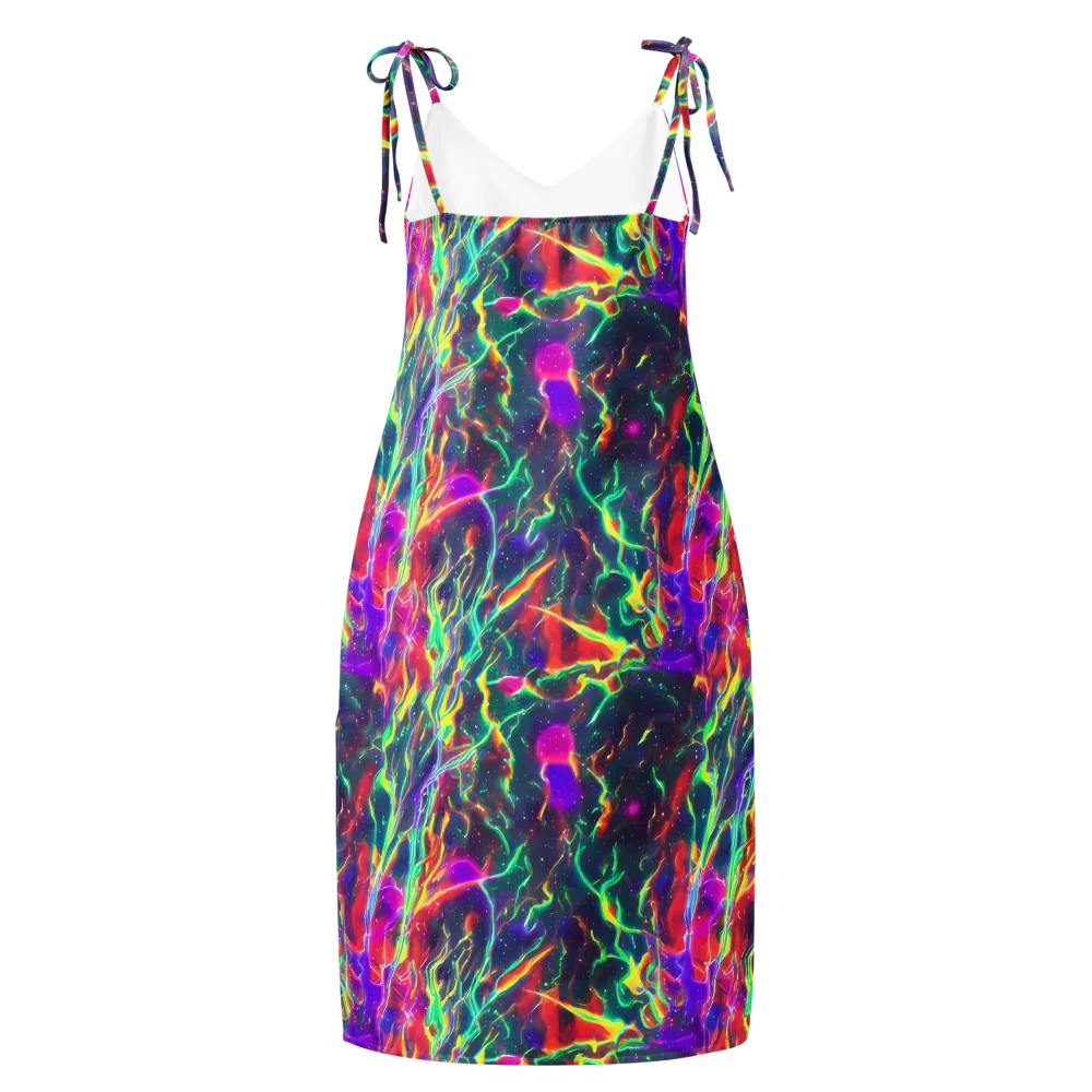 Twin Pines on Slip Dress — Back