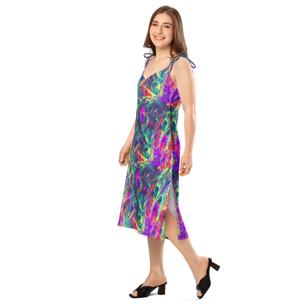 Twin Pines on Slip Dress — Left Front