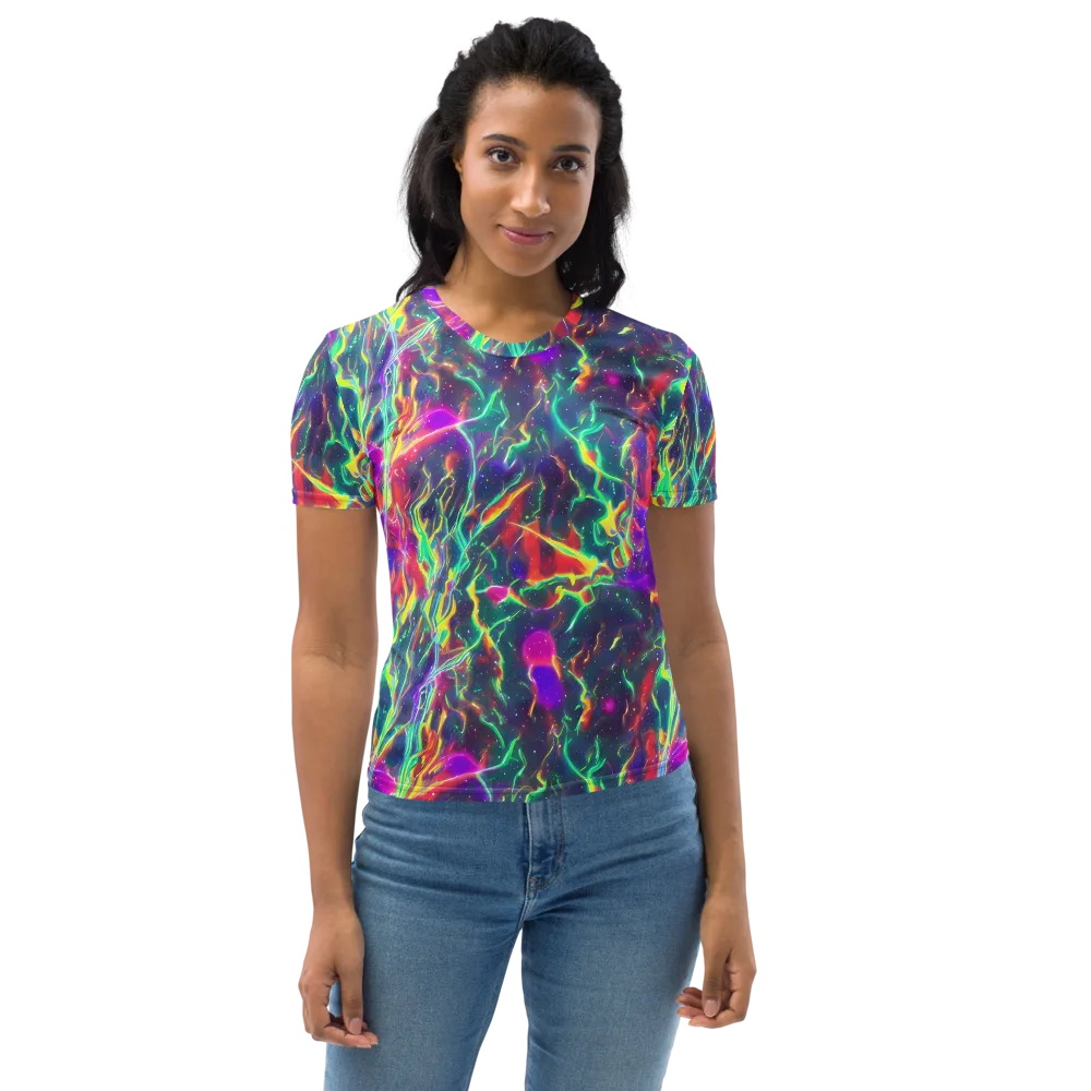 Twin Pines on Women's Crew Neck T-Shirt — Front
