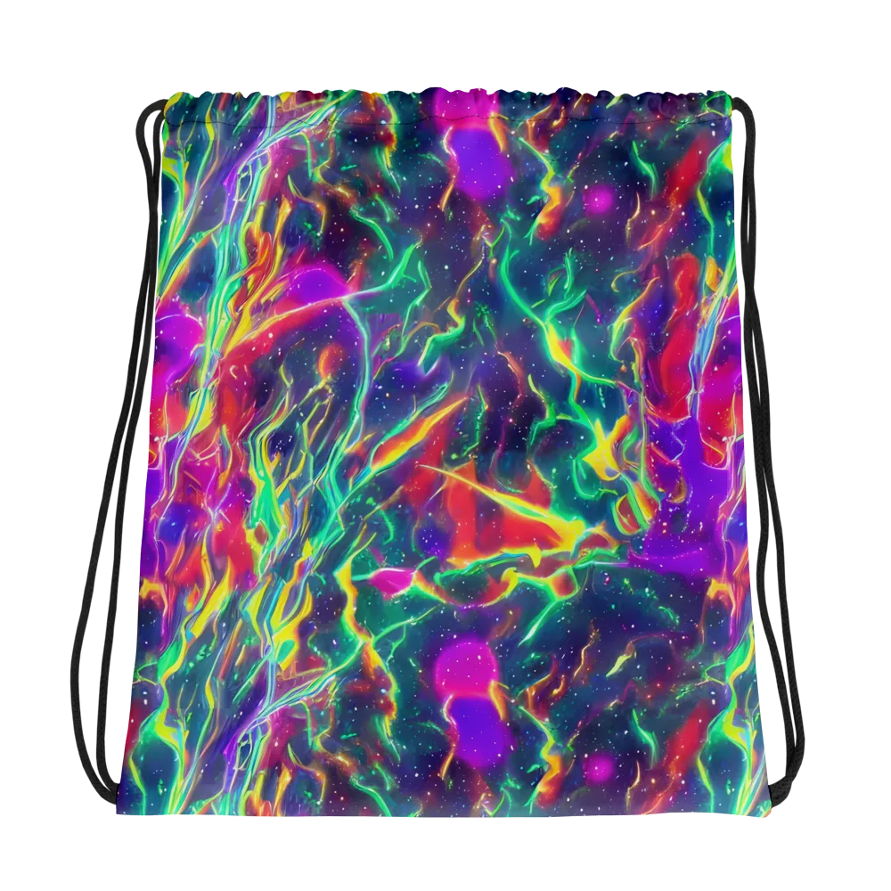 Twin Pines on Drawstring Bag — Photo