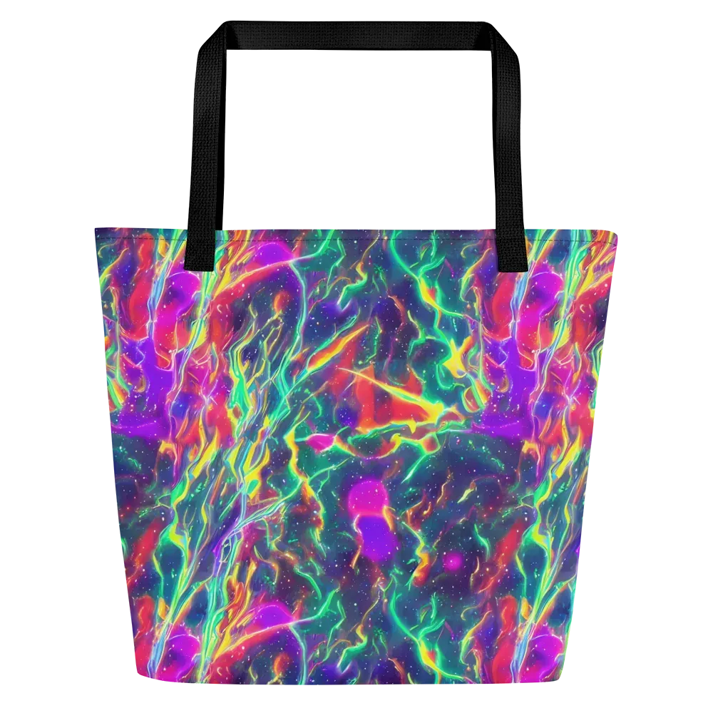Twin Pines on Large Tote Bag W/ Pocket — Front