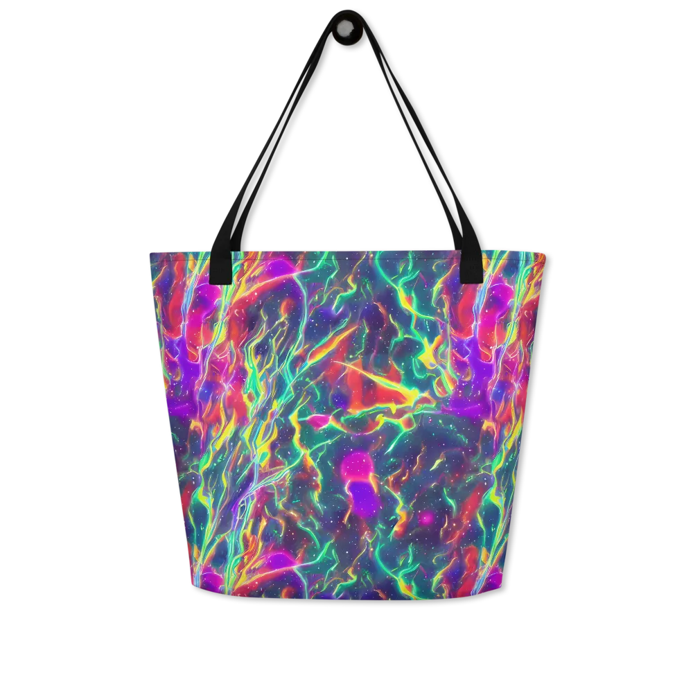 Twin Pines on Large Tote Bag W/ Pocket — Front