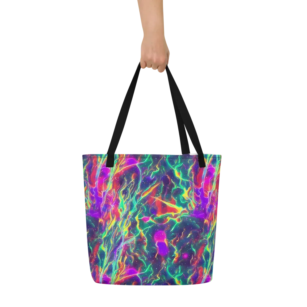 Twin Pines on Large Tote Bag W/ Pocket — Front