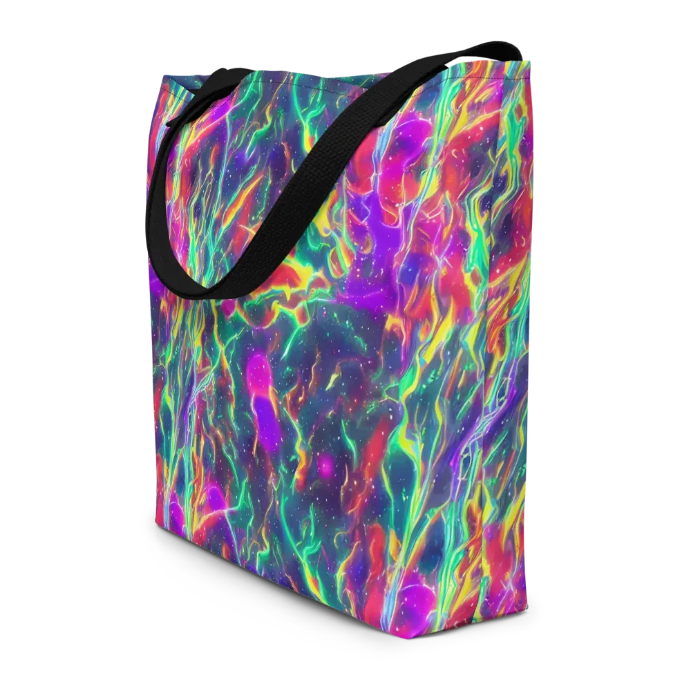 Twin Pines on Large Tote Bag W/ Pocket — Front