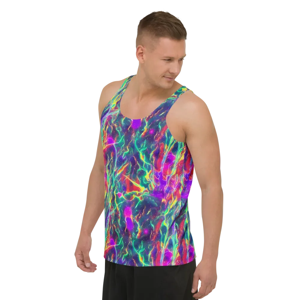 Twin Pines on Men's Tank Top — Left Front
