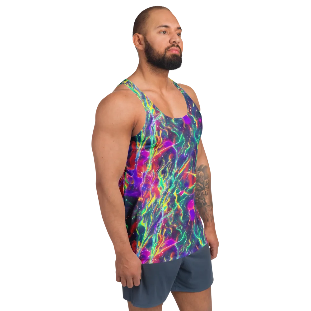 Twin Pines on Men's Tank Top — Right Front