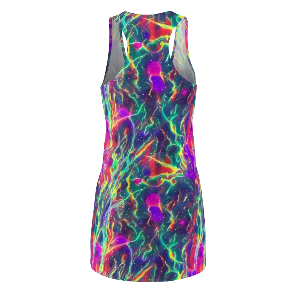 Twin Pines on Racerback Dress — Back