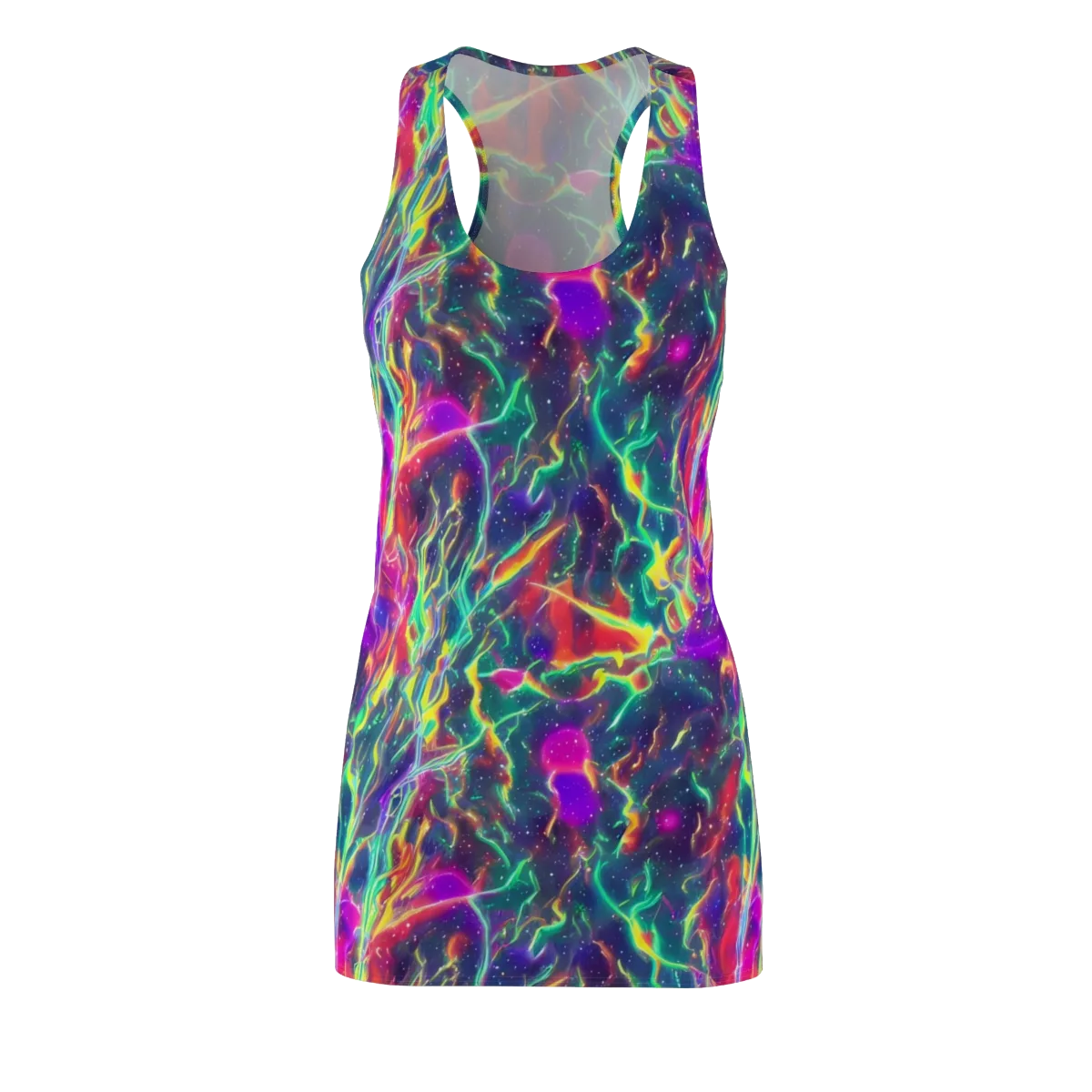 Twin Pines on Racerback Dress — Front