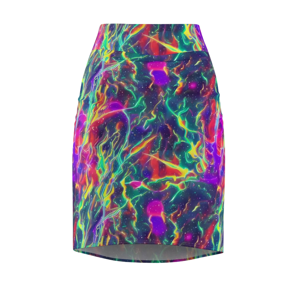 Twin Pines on Pencil Skirt — Front