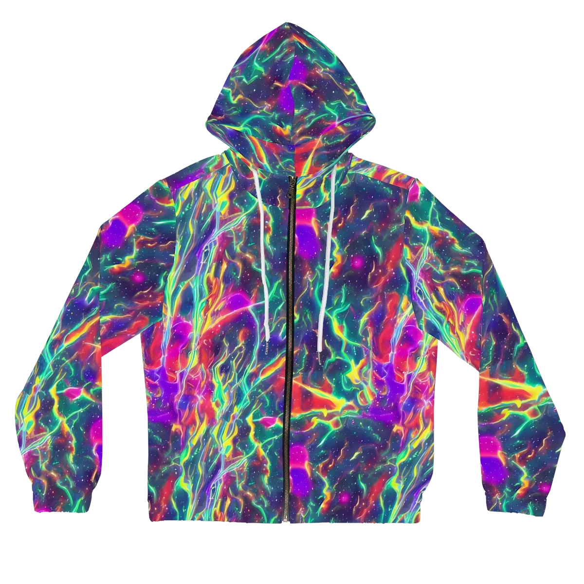 Twin Pines on Women's Full-Zip Hoodie — Front