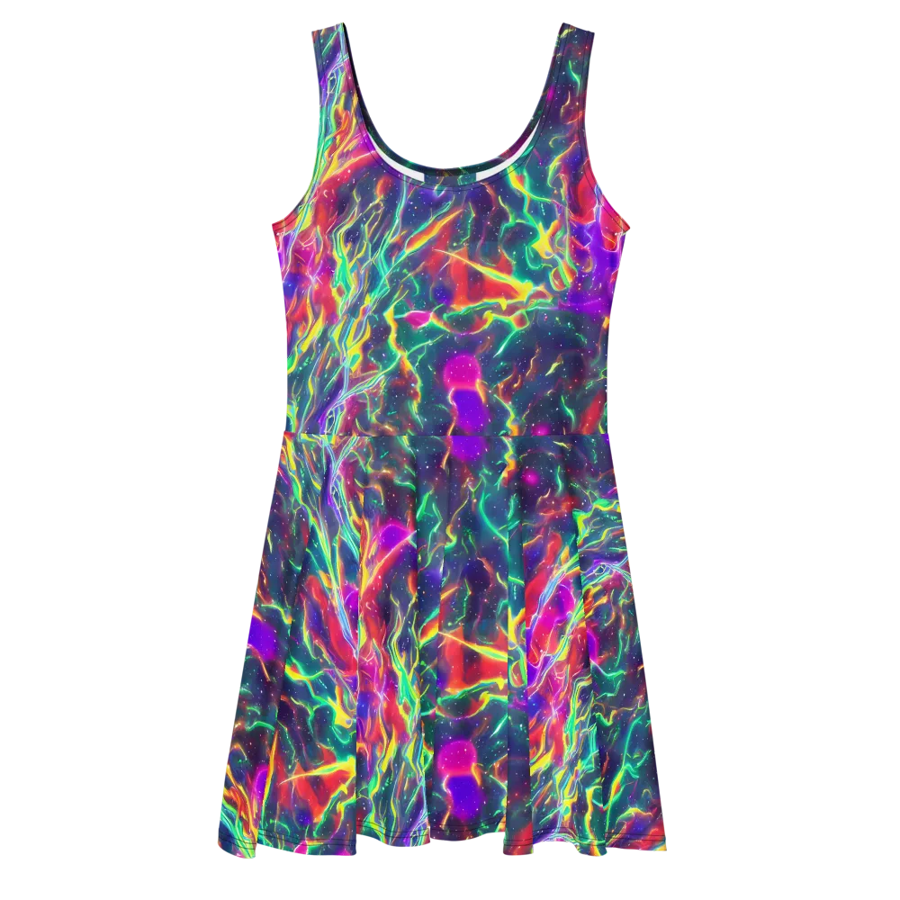Twin Pines on Skater Dress — Front