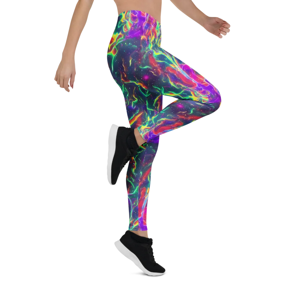 Twin Pines on Leggings — Right