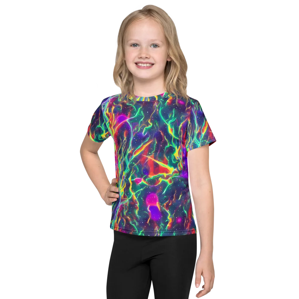 Twin Pines on Kids Crew Neck T-Shirt — Front