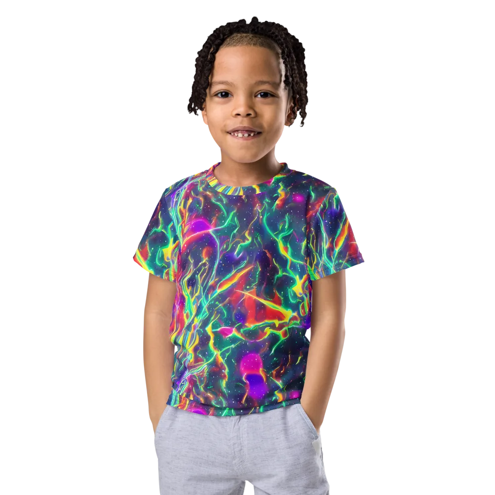 Twin Pines on Kids Crew Neck T-Shirt — Front