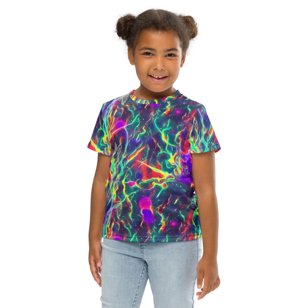 Twin Pines on Kids Crew Neck T-Shirt — Front