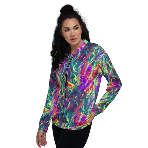 Twin Pines on a Bomber Jacket
