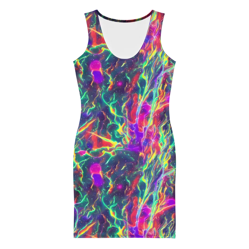 Twin Pines on Bodycon Dress — Front