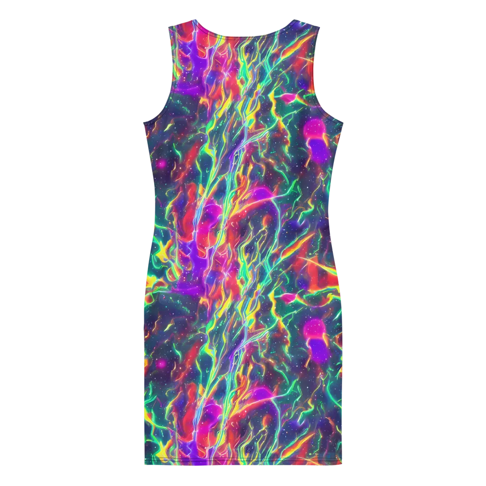 Twin Pines on Bodycon Dress — Back