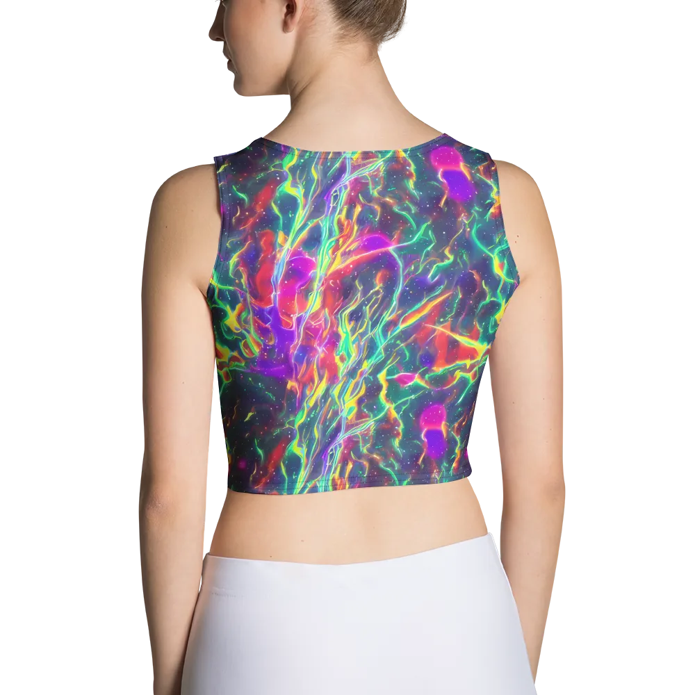Twin Pines on Crop Top — Back