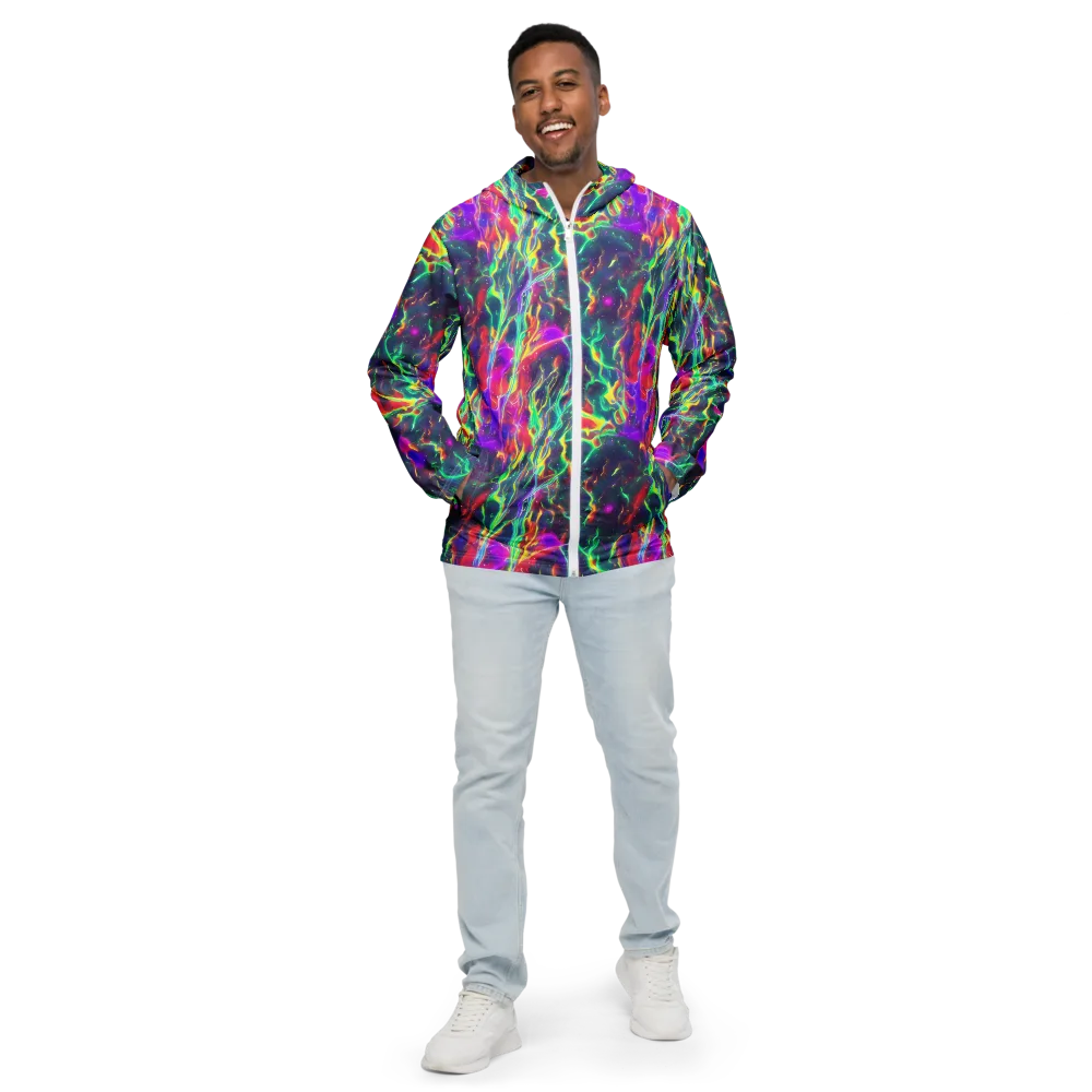 Twin Pines on Men's Windbreaker — Front