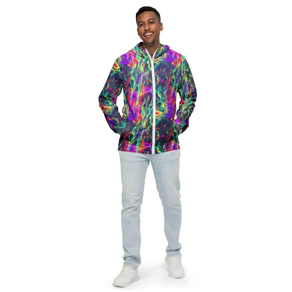 Twin Pines on Men's Windbreaker — Front