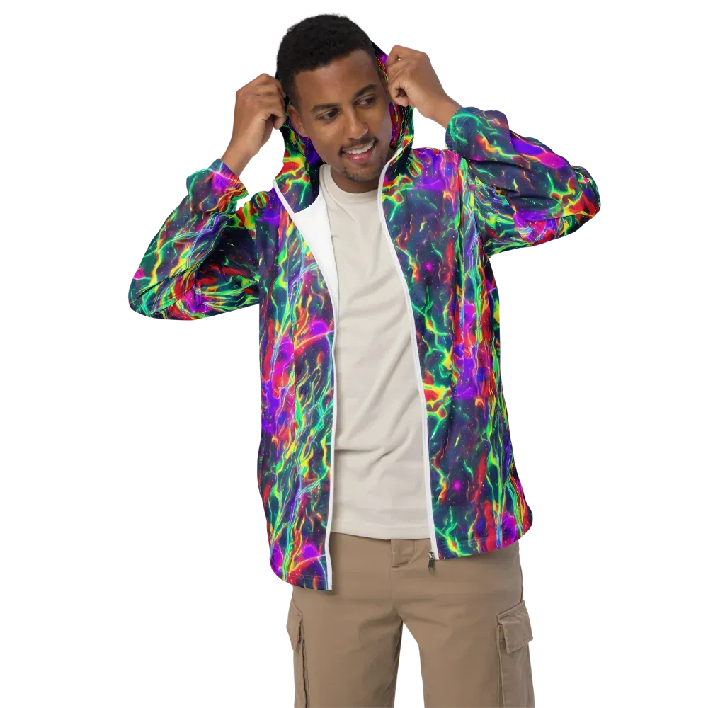 Twin Pines on Men's Windbreaker — Front