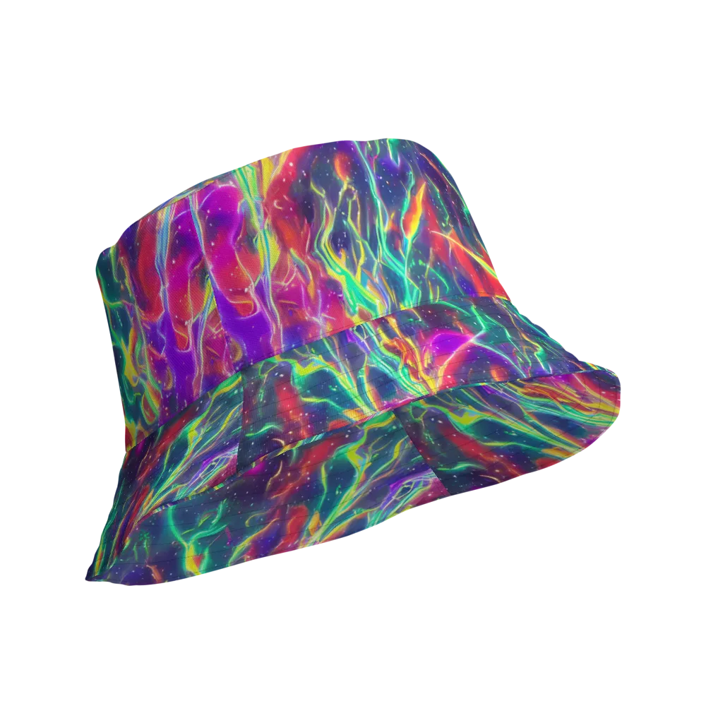 Twin Pines on Reversible Bucket Hat — Product details Outside