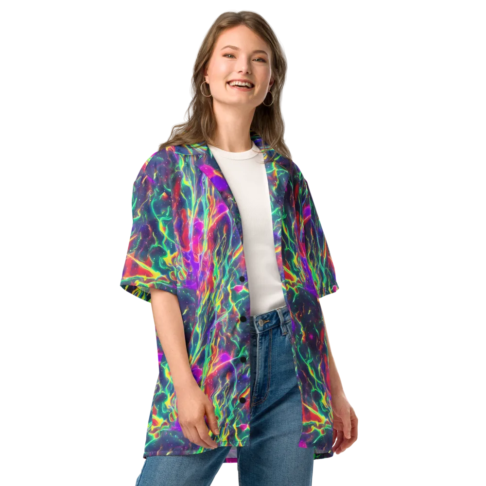 Twin Pines on Button Shirt — Front