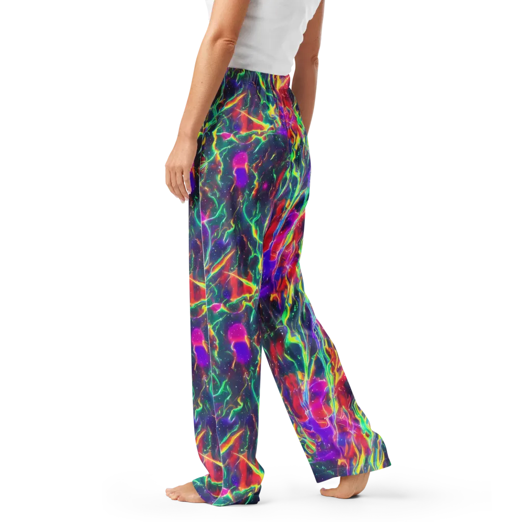 Twin Pines on Women's Pajama Pants — Left