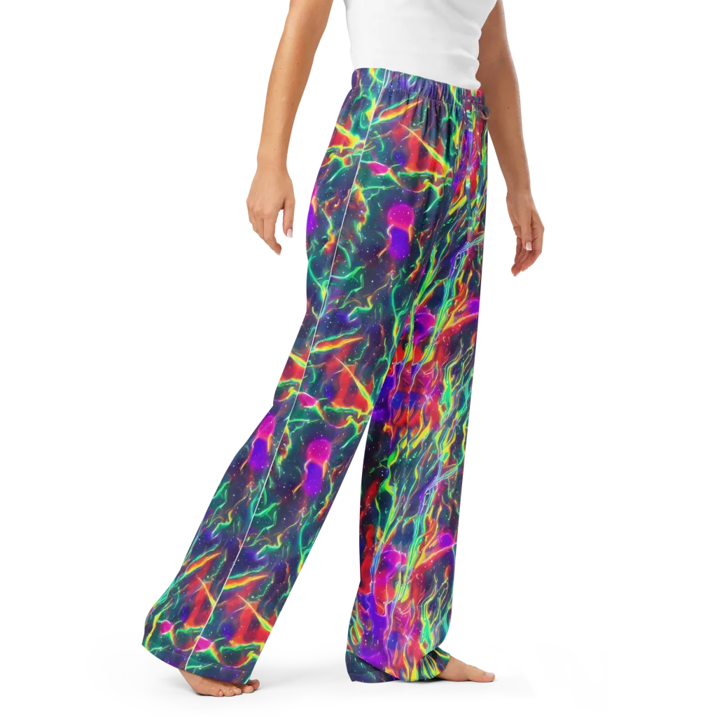 Twin Pines on Women's Pajama Pants — Right Front