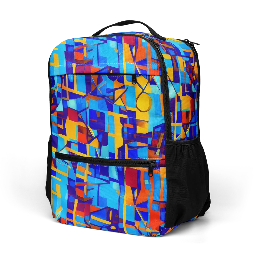Radiant Labyrinth on Utility Backpack — Left Front
