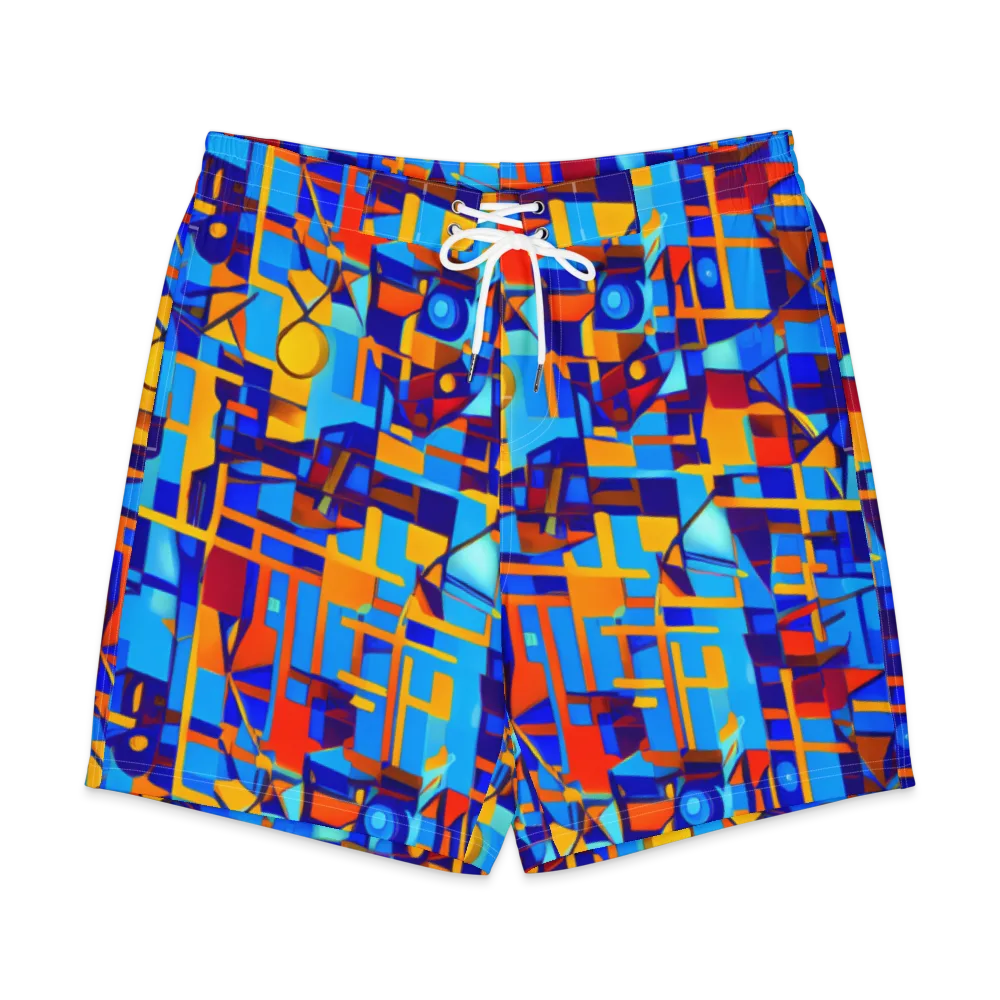 Radiant Labyrinth on Men's Board Shorts — Front