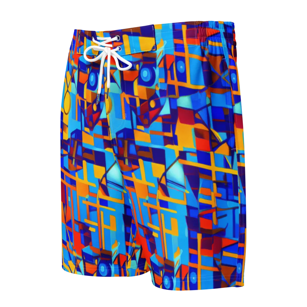 Radiant Labyrinth on Men's Board Shorts — Front
