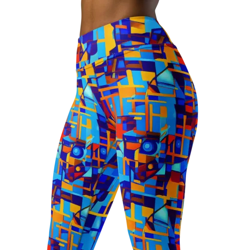 Radiant Labyrinth on a Yoga Leggings