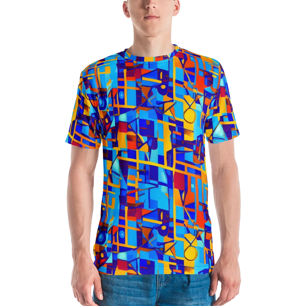 Radiant Labyrinth on Men's Crew Neck T-Shirt — Front
