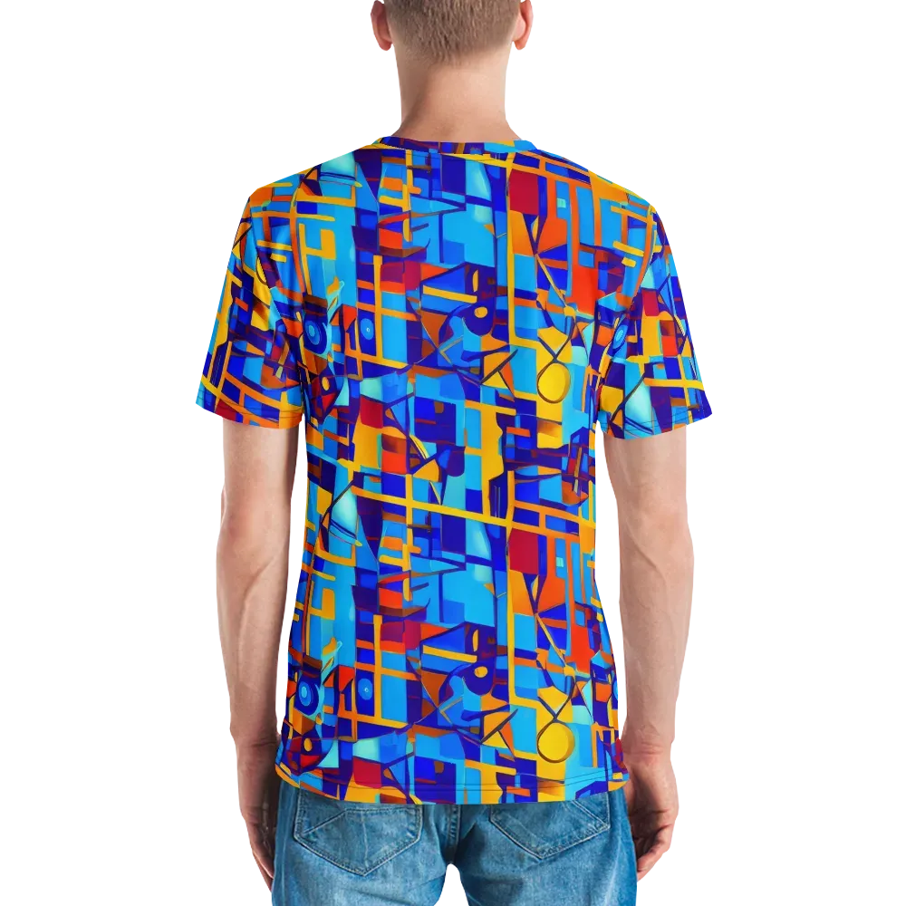 Radiant Labyrinth on Men's Crew Neck T-Shirt — Back