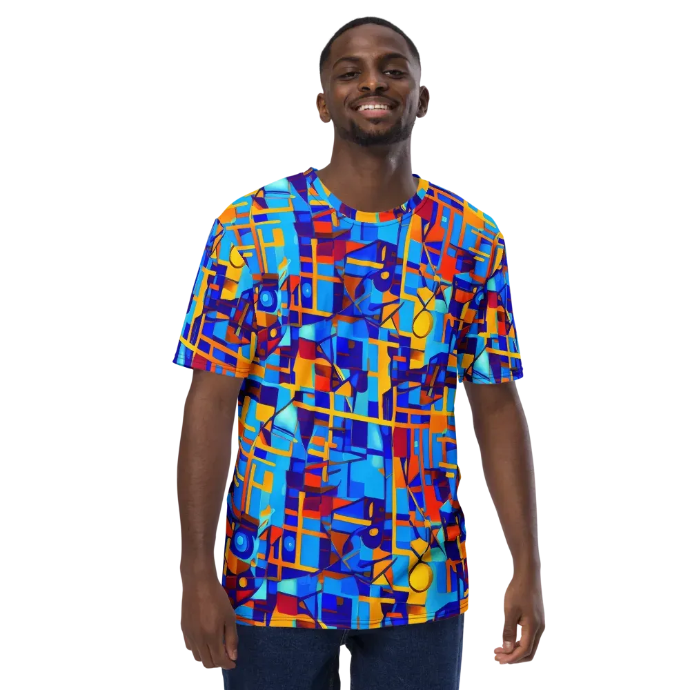 Radiant Labyrinth on Men's Crew Neck T-Shirt — Front