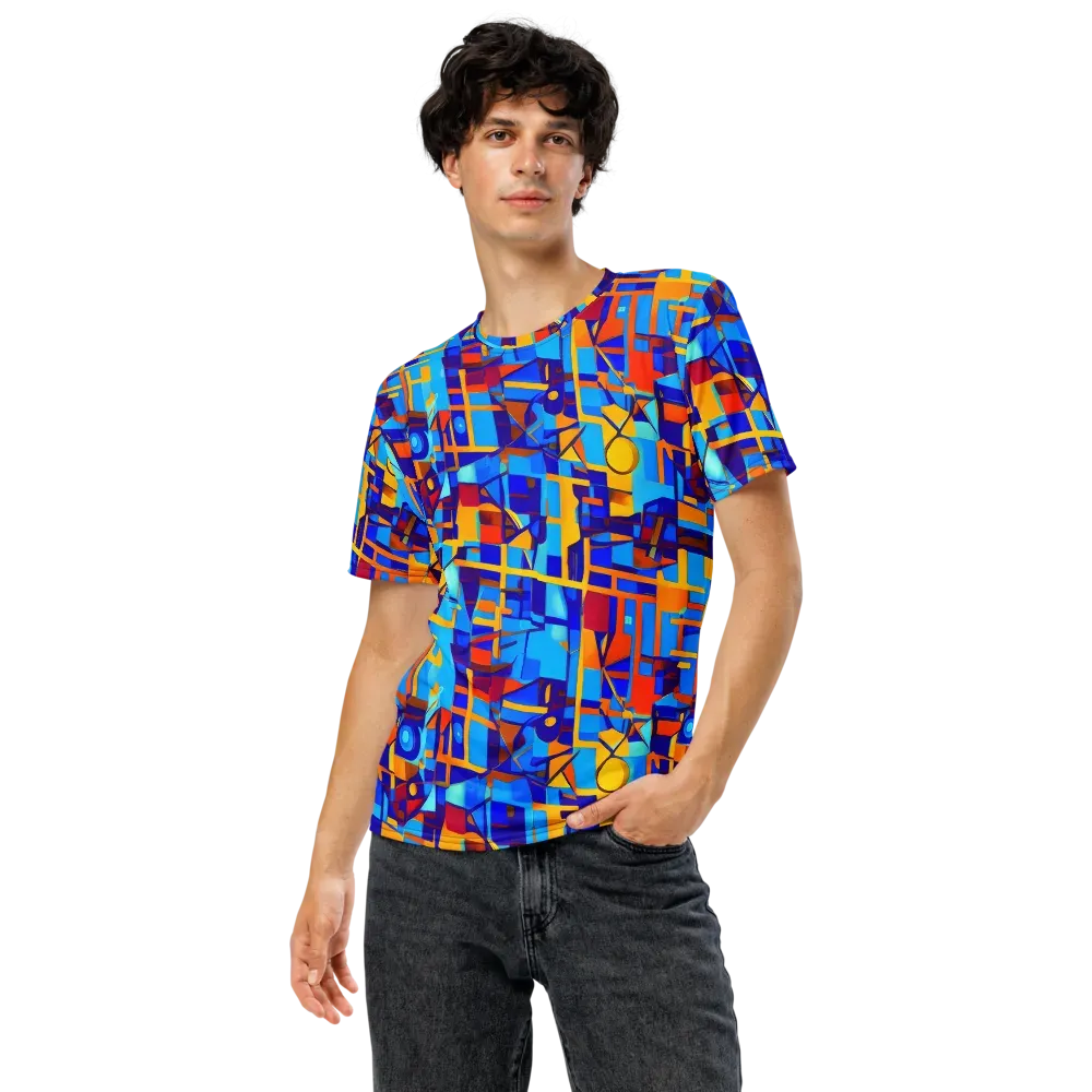 Radiant Labyrinth on Men's Crew Neck T-Shirt — Front