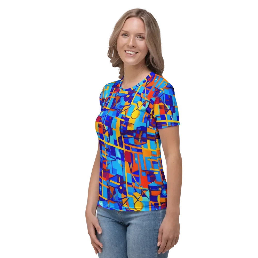 Radiant Labyrinth on Women's Crew Neck T-Shirt — Left