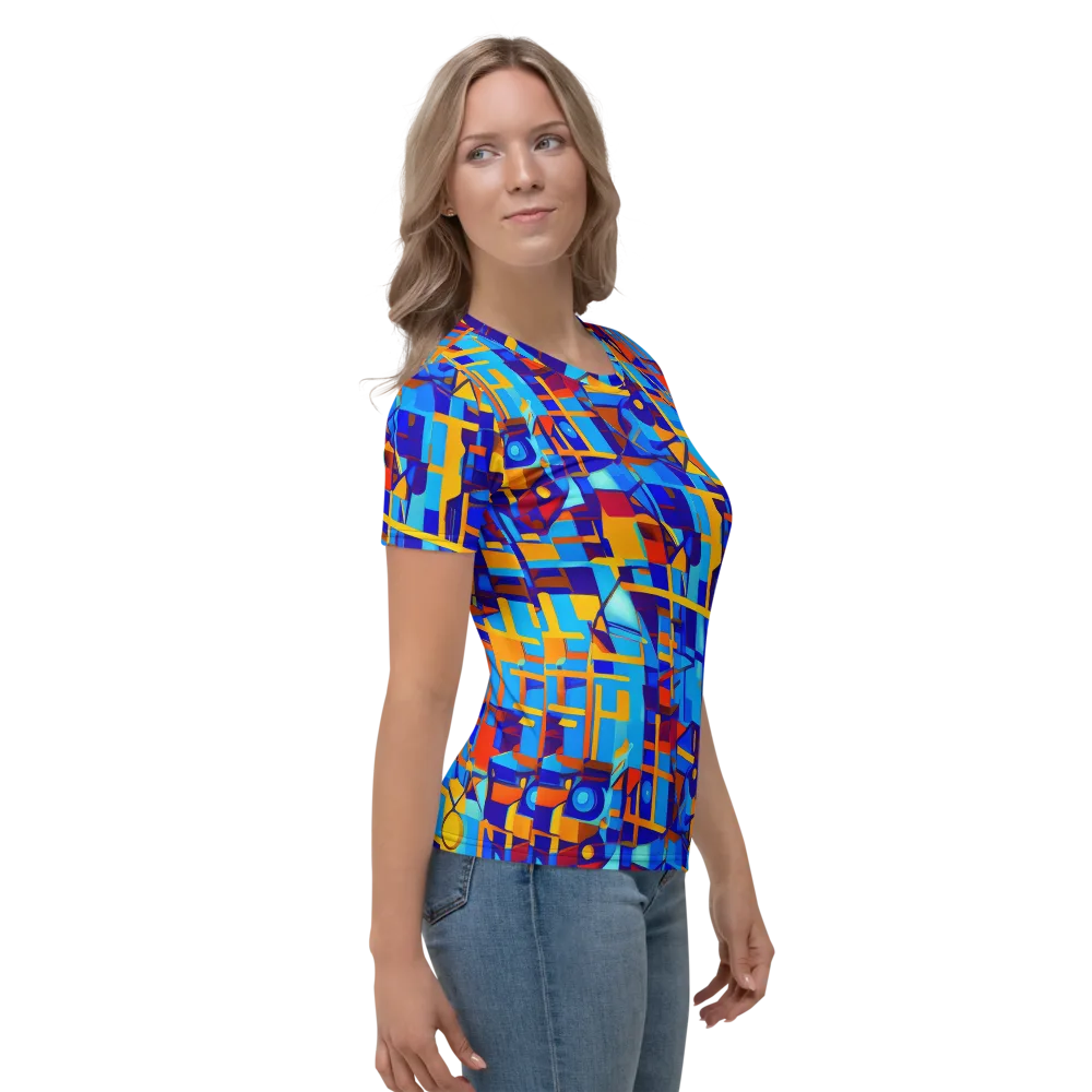 Radiant Labyrinth on Women's Crew Neck T-Shirt — Right