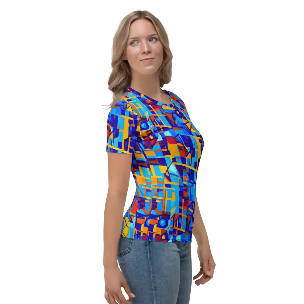 Radiant Labyrinth on Women's Crew Neck T-Shirt — Right