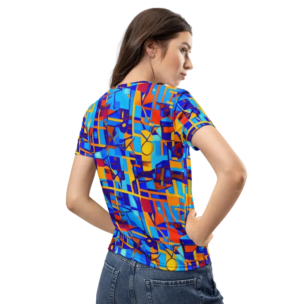 Radiant Labyrinth on Women's Crew Neck T-Shirt — Back