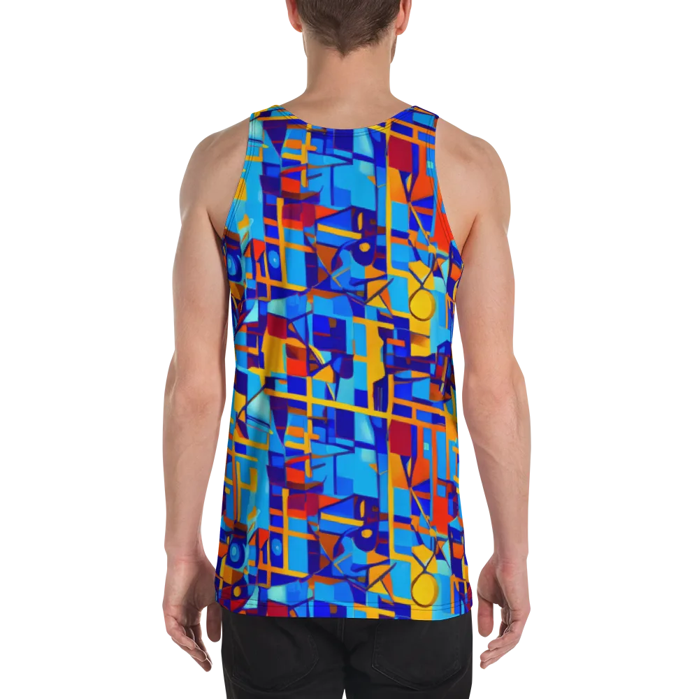 Radiant Labyrinth on Men's Tank Top — Back