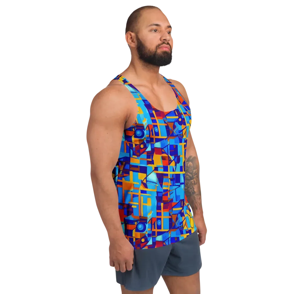 Radiant Labyrinth on Men's Tank Top — Right Front