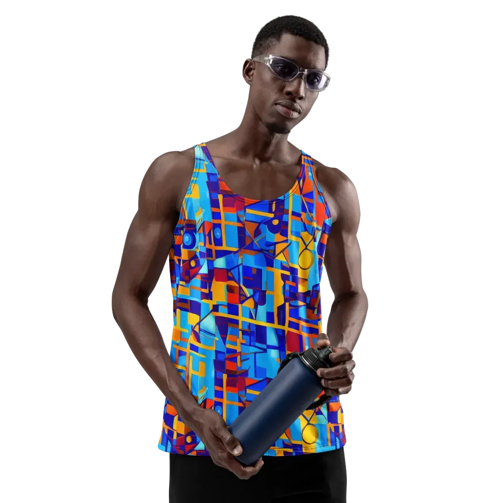 Radiant Labyrinth on Men's Tank Top — Front