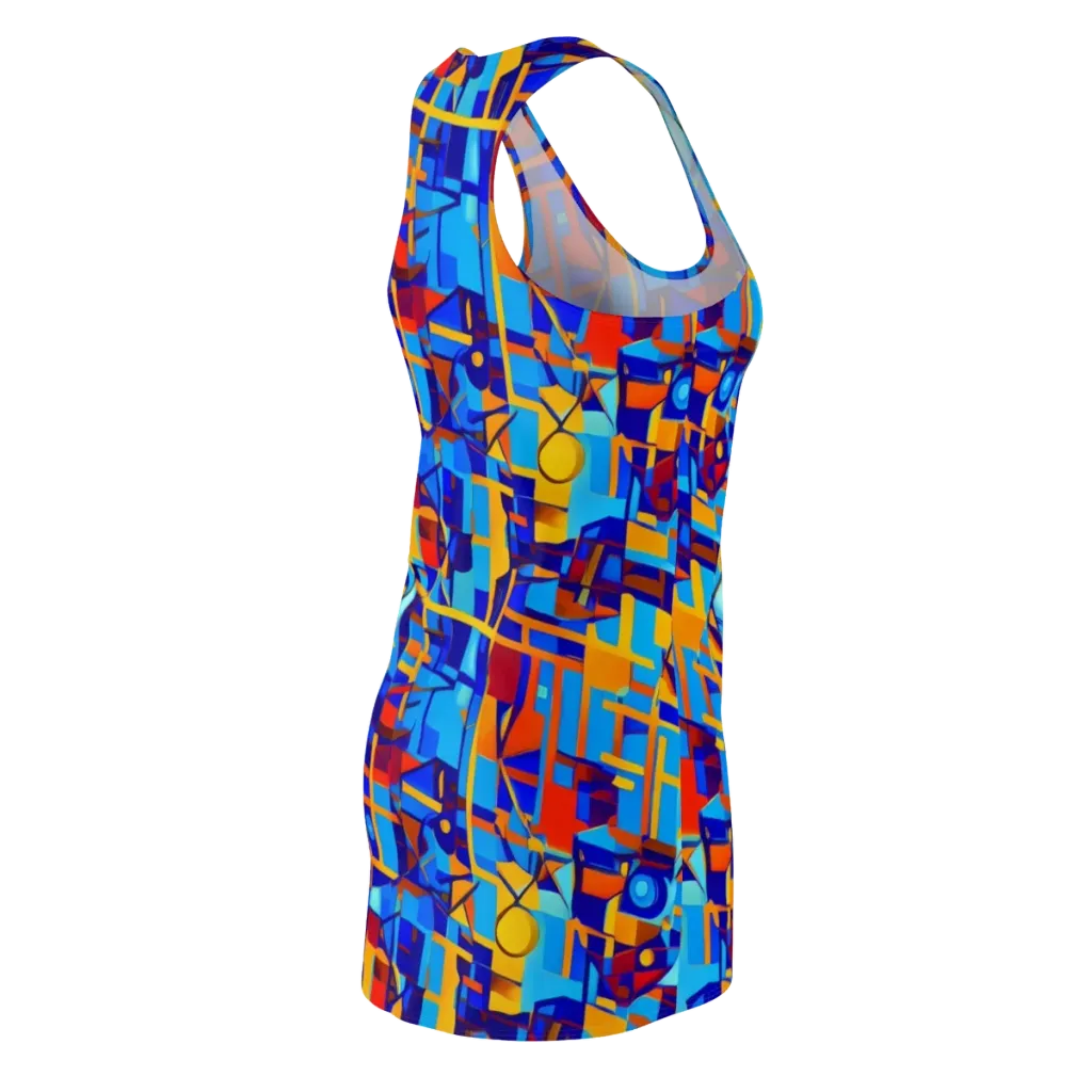 Radiant Labyrinth on Racerback Dress — Back Side