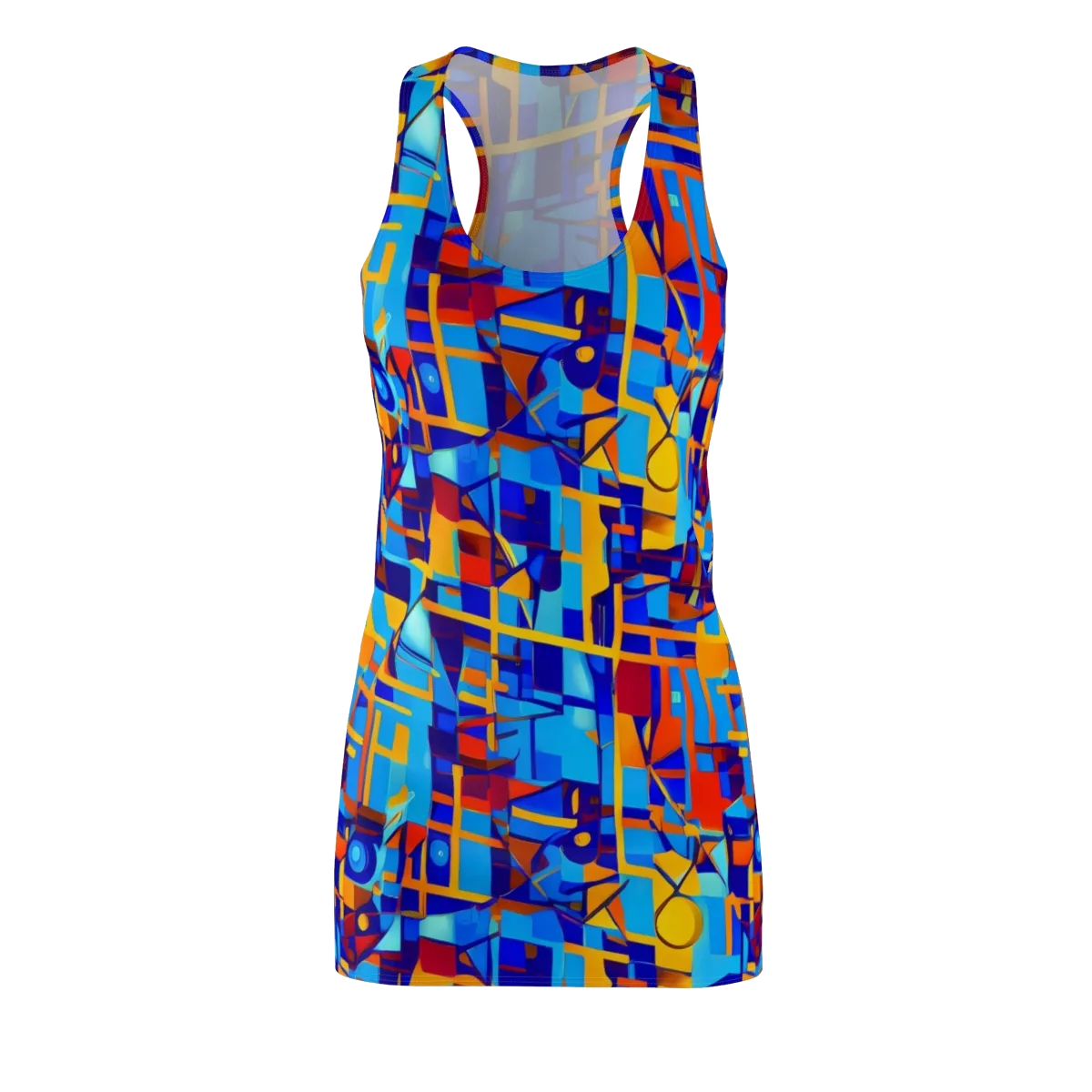 Radiant Labyrinth on Racerback Dress — Front